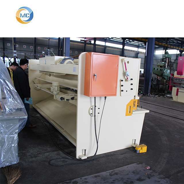 hydraulic swing beam shearing guillotine qc12-16*4000mm cnc steel plate shearer for metal