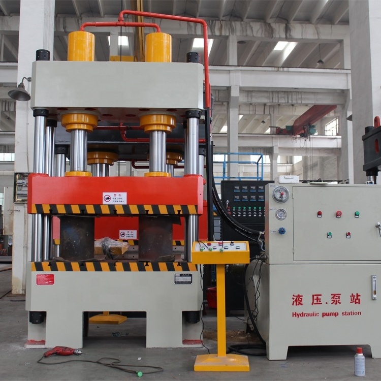 Mingcheng 70/75 Tons 4 Column 300/400/500 Tonnes Aluminum Pot Making Metal Powder And Pillar Hydraulic Shop Powder Press Machine