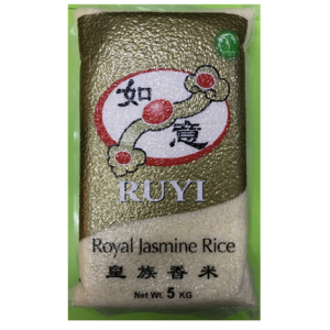 5kg RUYI Royal Jasmine Rice with Short Medium and Long Grain Rice made from Thailand and Vietnam