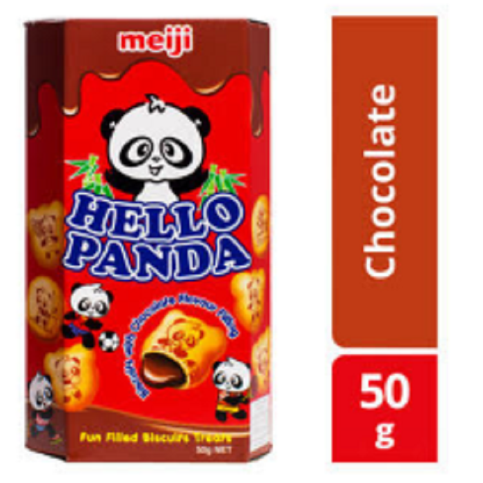 Hello Panda Cocoa type Chocolate Flavoured Biscuit made in Singapore