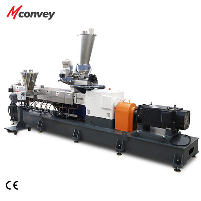 Plastic pellet PE PP pelletizing machine granulator compounding twin screw extruder machine for sale