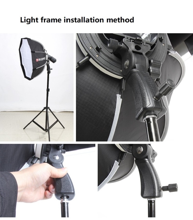 Mcoplus Triopo 55cm Octagon Umbrella Photography Softbox For  V860II TT600 TT685 YN560 III IV JY-680A Flash Speedlite Soft Box