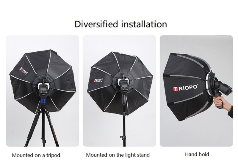 Mcoplus Triopo 55cm Octagon Umbrella Photography Softbox For  V860II TT600 TT685 YN560 III IV JY-680A Flash Speedlite Soft Box