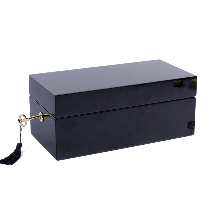 Custom Luxury Large Wooden Memory Keepsake Package Box In Bulk With Lock