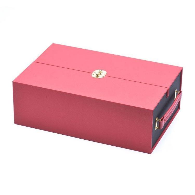 wine box craft wood with sliding double ceremony wooden wine box guangdong wood wine box