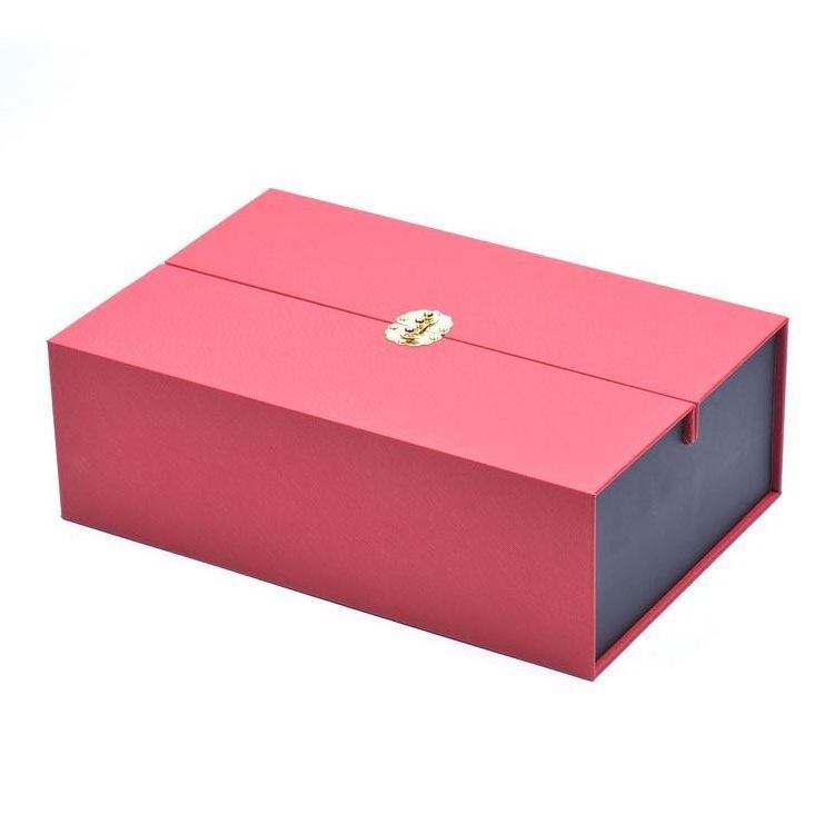 wine box craft wood with sliding double ceremony wooden wine box guangdong wood wine box