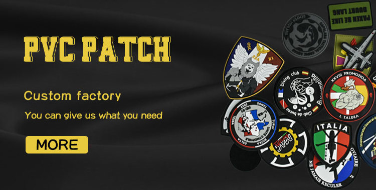 3D Soft Silicone Glow in Dark Rubber PVC Patches Custom Tactical Hook and Loop Embossed Rubber Logo Custom PVC Patches