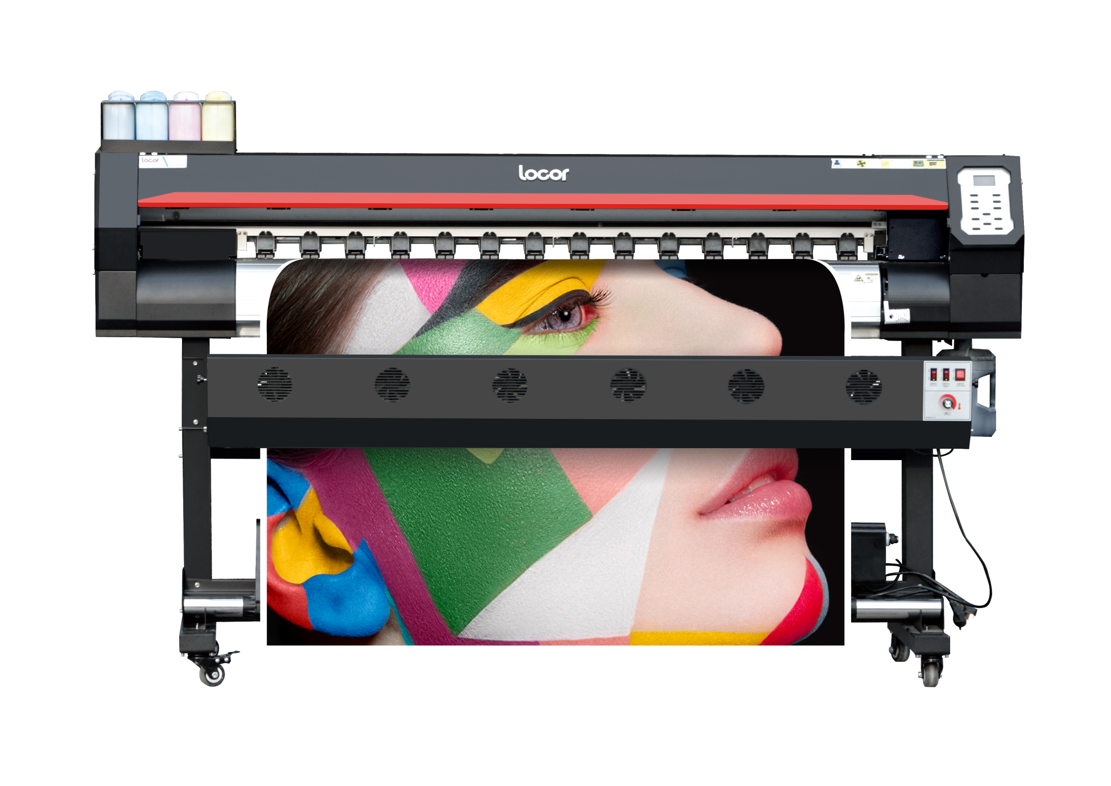 Manufacture Locor 1.6m/1.8m wide format wallpaper billboard printing machine with  xp600/dx5  head wall paper printer