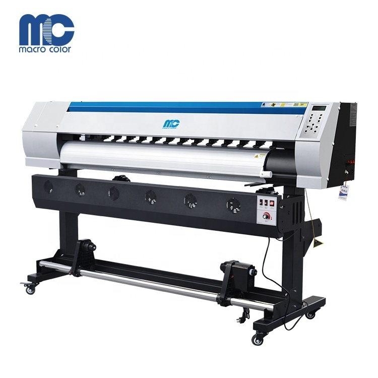 MC 1.9m large format printer cheaper i3200  head ink printing machine eco solvent single head printer fabric printing machine