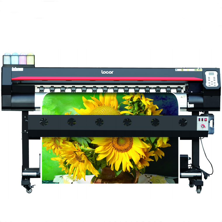 Manufacture Locor 1.6m/1.8m wide format wallpaper billboard printing machine with  xp600/dx5  head wall paper printer