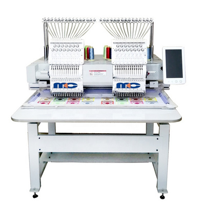 China supplier cheapest 1/2/4 heads 9/12/15 needles auto smart home clothes garment factory use embroidery machine