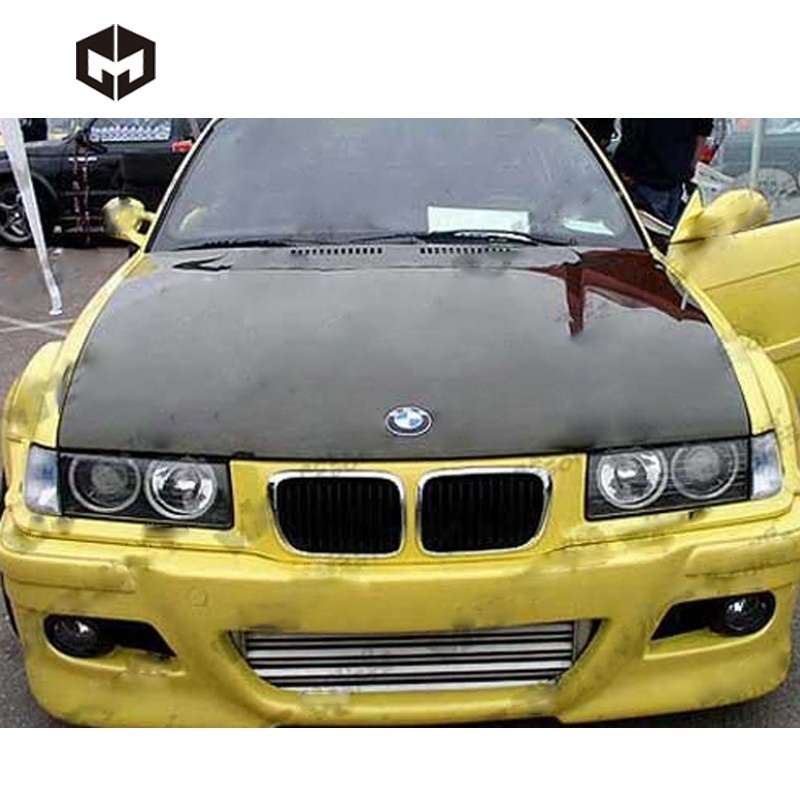 Fiberglass FRP Front Bumper Rear Bumper Side Skirts Spoiler Trunk Wing E46 Body Kit Car Accessories for BMW M3 3 Series E36