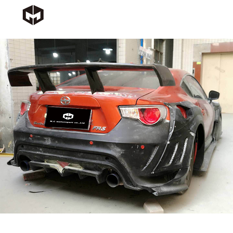 Fiberglass Bumpers Spoilers Side skirts Wheel arch Wing Vari style Body Kit for TOYOTA gt86 BRZ for Subaru