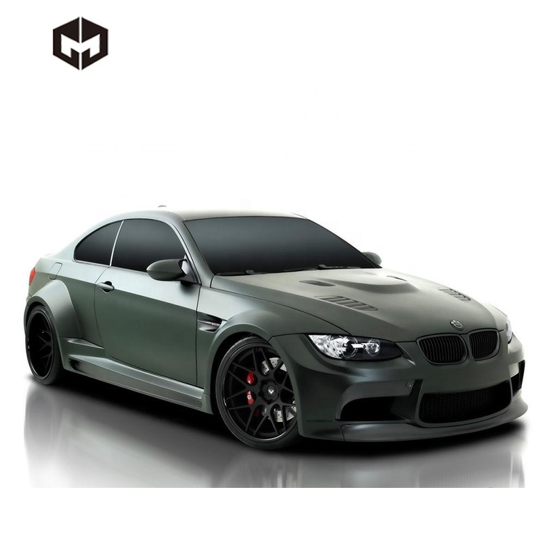 Front Bumper Rear Bumper Side Skirts Fenders Engine Bonnet Hood Trunk Lid VORSTEINER V Style Wide Body Kit for BMW M3 E92 E93