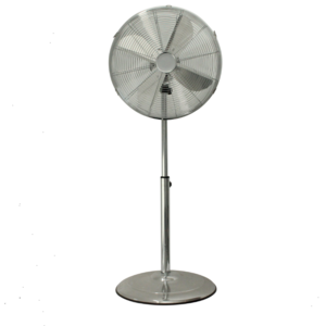 16Inch Hot Sale  60W 4 Aluminum Blades Retro Metal Chrome Pedestal Stand Home Fan