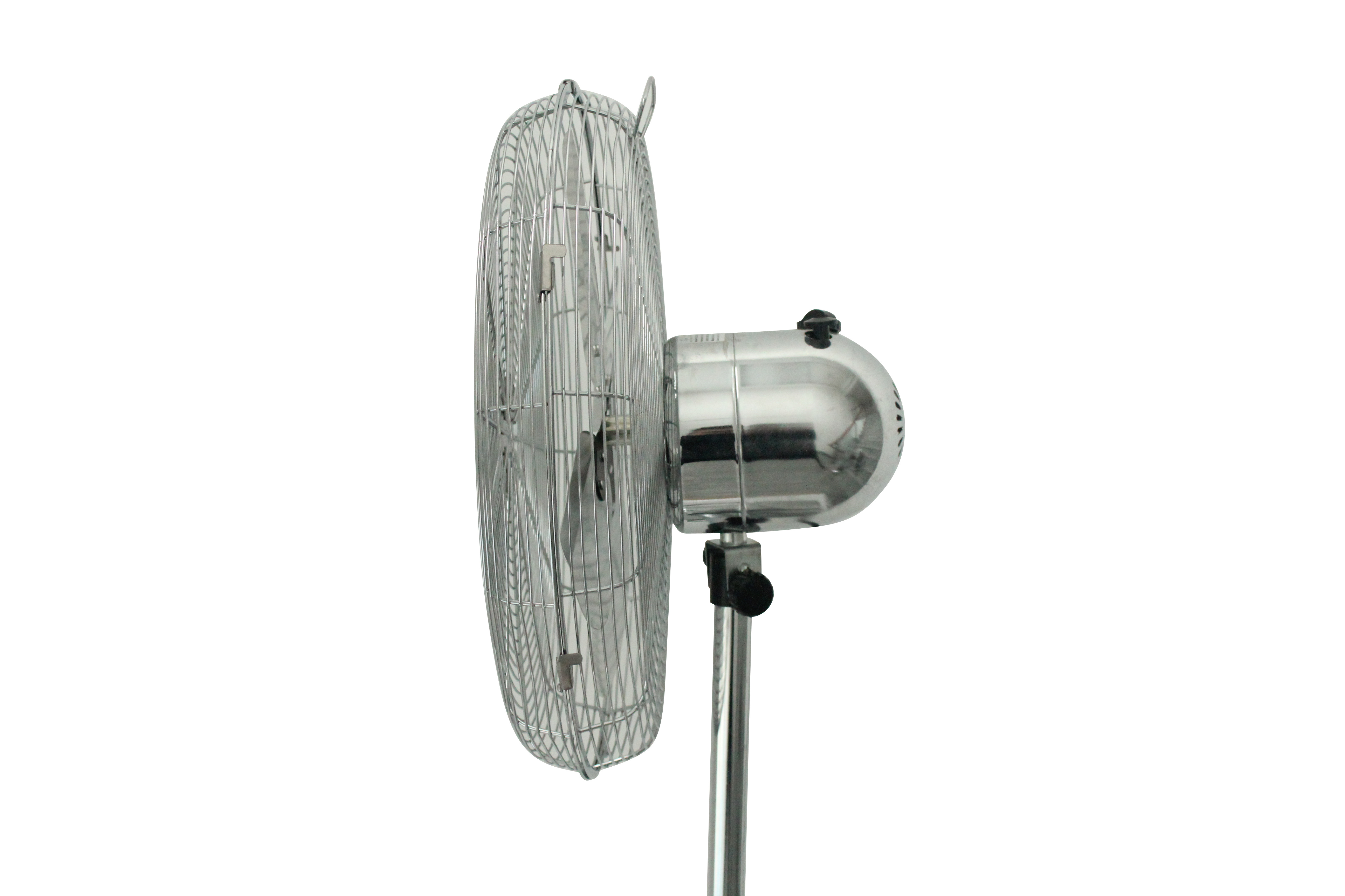 16Inch Hot Sale  60W 4 Aluminum Blades Retro Metal Chrome Pedestal Stand Home Fan