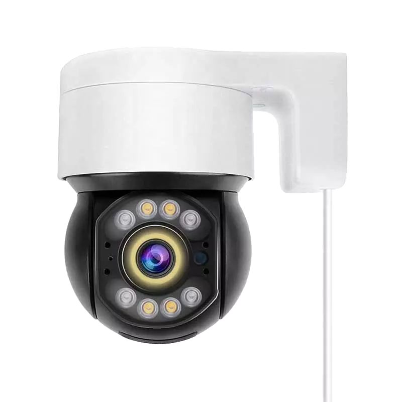 Xcreation Xmeye Pro PTZ outdoor camera Remote control White and IR light IP65 waterproof AI detection POE camera