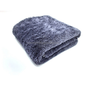 KOREAN FINEST DUAL TWIST MICROFIBER CAR DRYING TOWEL 1400GSM Hidden Edge Quick Absorption High Pile