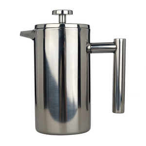 350ml Stainless Steel French Coffee Press Coffee Maker and Tea Maker with Metal Plunger