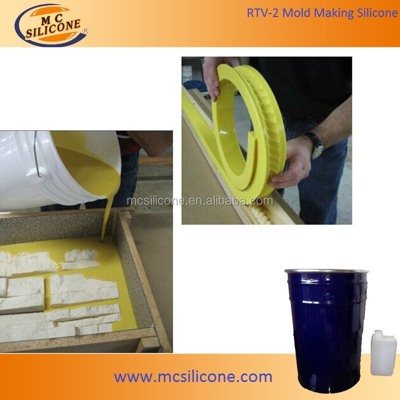 Concrete molds made by Polyurethane rubber liquid