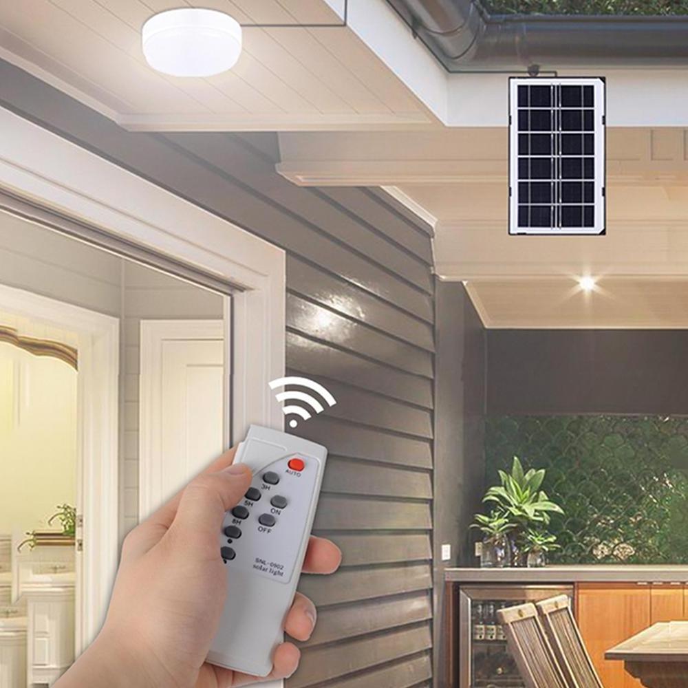 18W White Remote LED Indoor Solar Ceiling Light For Home