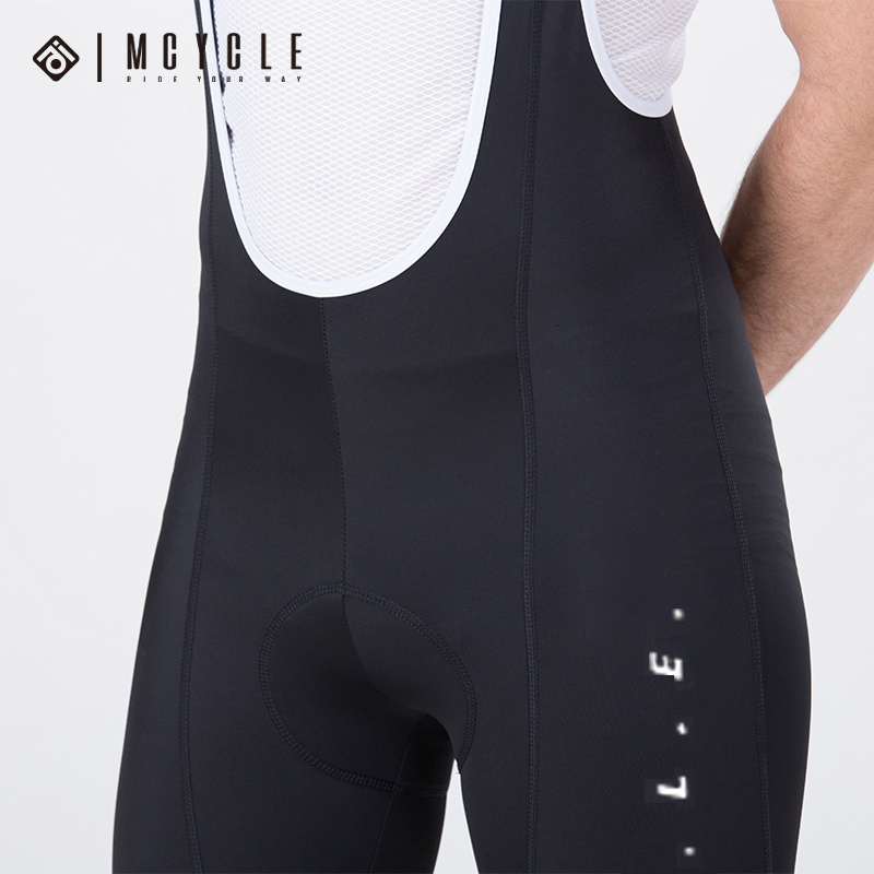 Mcycle Custom Winter Fleece Long Leg Cycling Pants Breathable Long Padded Bike Pants Men's Cycling Bib Tights Winter