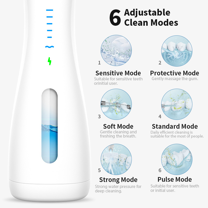 High Pressure Dental Teeth Cleaning Oral Care Dentist Equipment Portable Water Flosse Teeth Whitening Kit