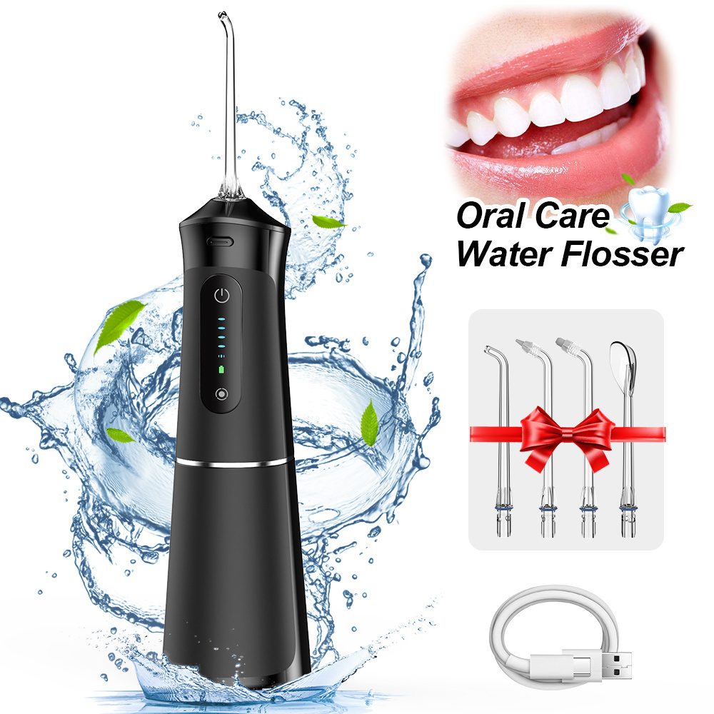 Electric Dental irrigation oral health Cleaning Plaque Water Flusher Teeth Care handle cordless jet pick air water flosser