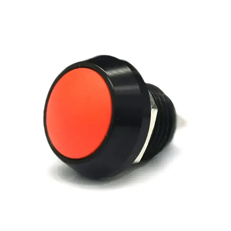 Waterproof Black Metal Mini Metal Momentary Push Button Switch 12mm