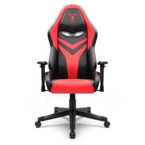 RTS Hign Quality Adult Black and Red Leather Office Racing Gaming Chair with Armrest Parts