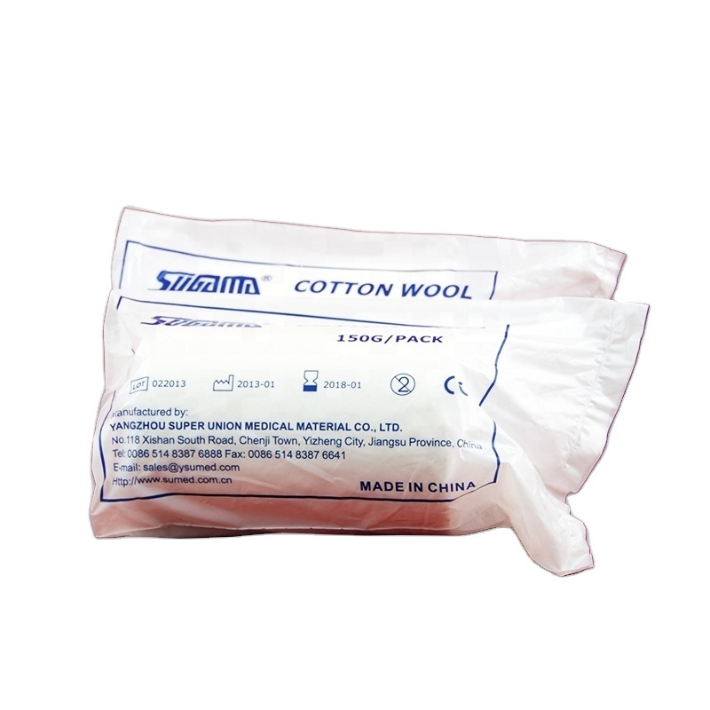 non sterile white cotton fabric roll for cleaning wound