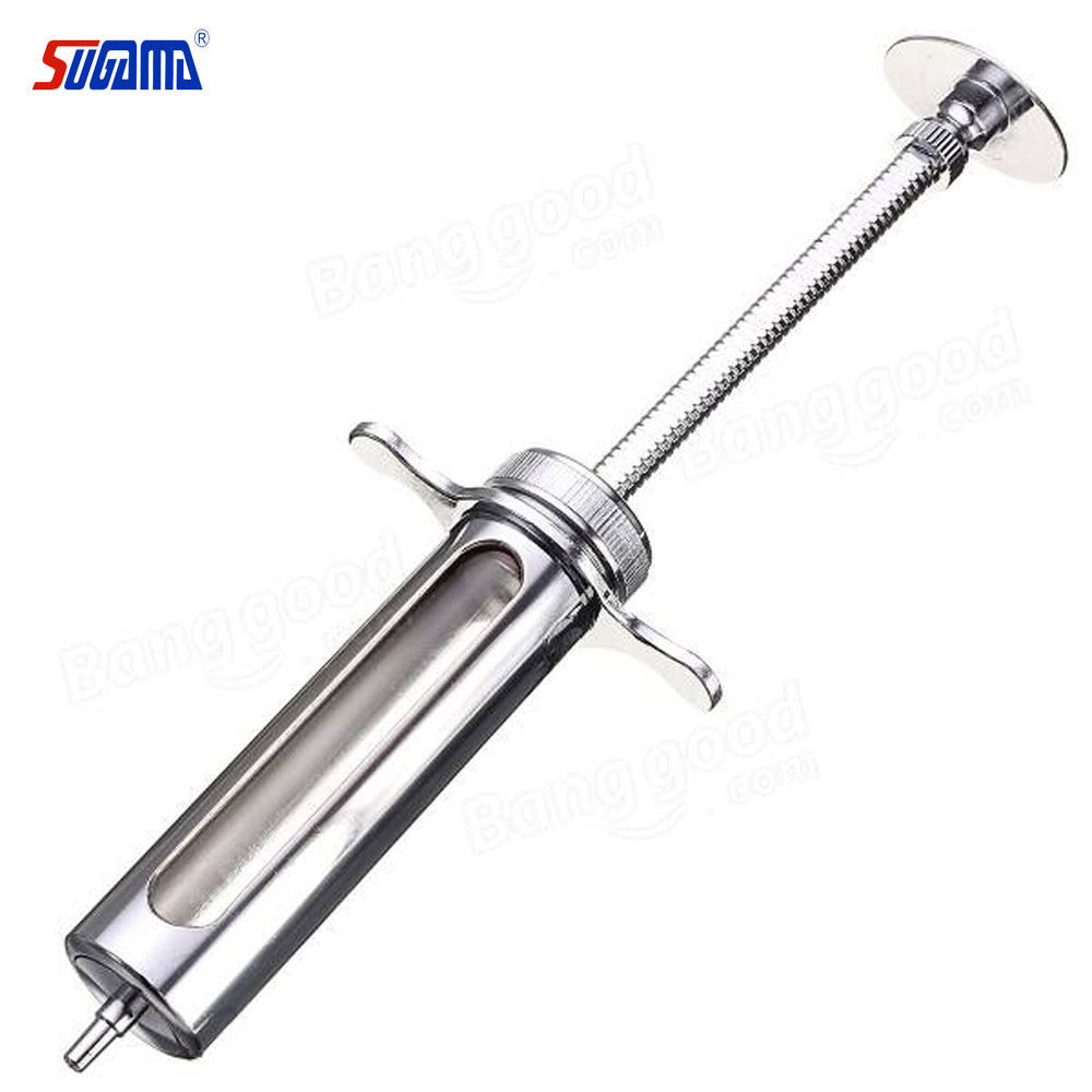 10ml continuous animal veterinary catheter tip irrigating pistol syringe