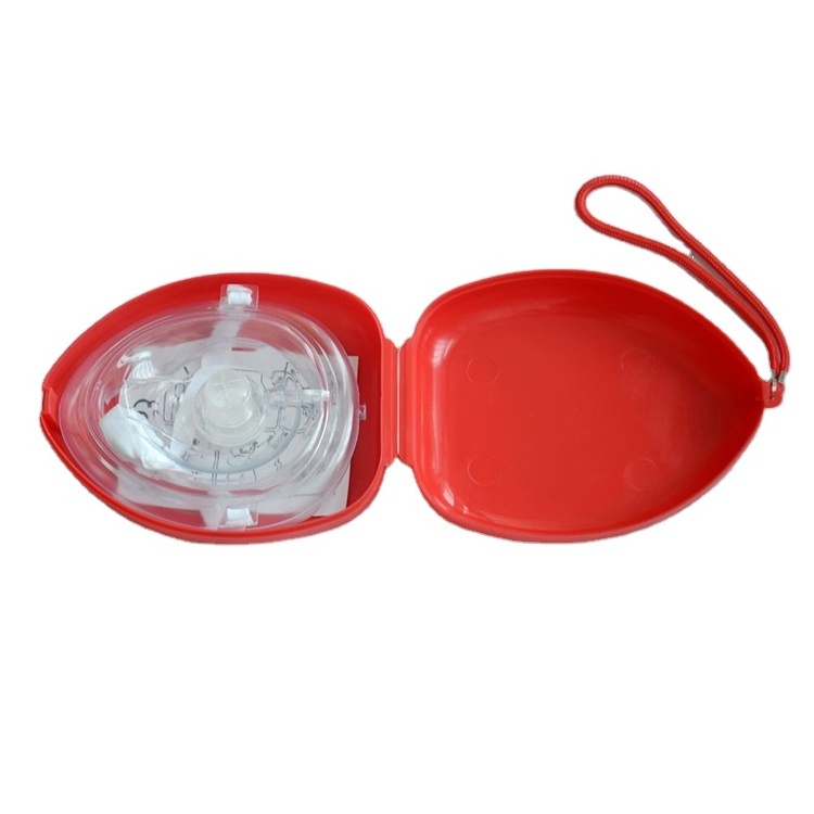 single use cpr rescue mask with one way valve