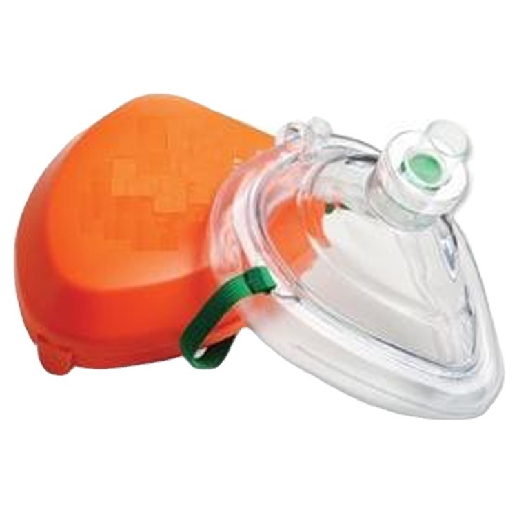 single use cpr rescue mask with one way valve