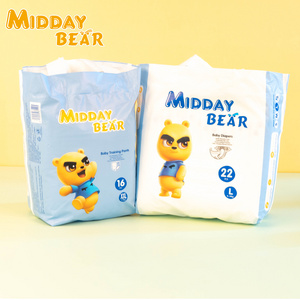 Midday bear diaper factory couches dipers soft care korean baby diapers daipers