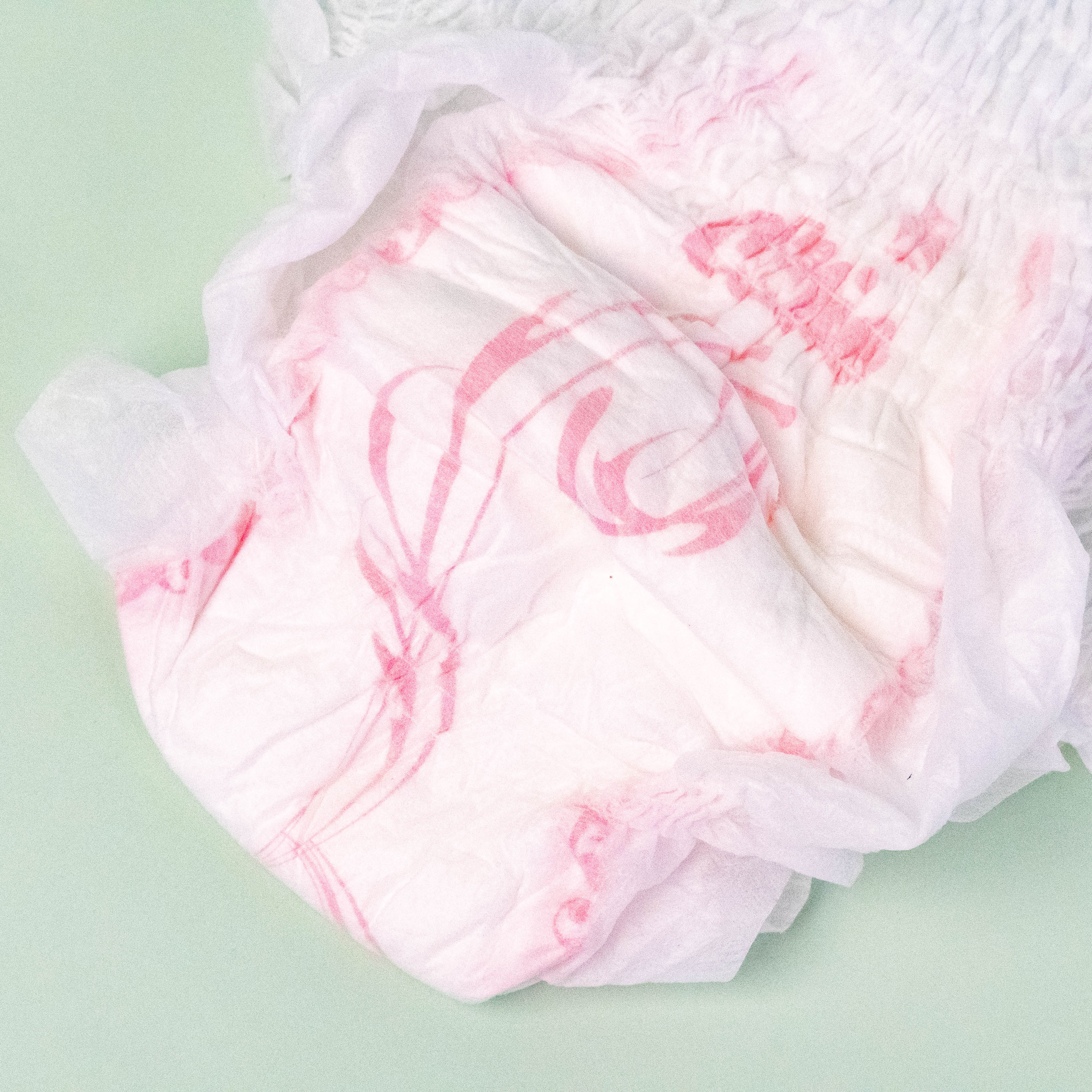 Disposable hygienic products women sanitary napkins pad with pant menstrual period pants