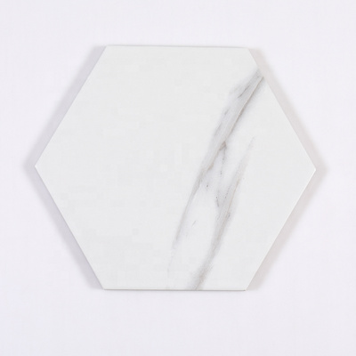 115*230*200mm carrara hexagonal tile porcelain tile for wall and floor decoration