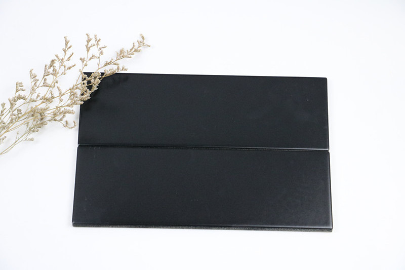 100*300mm black matt small size ceramic wall tiles