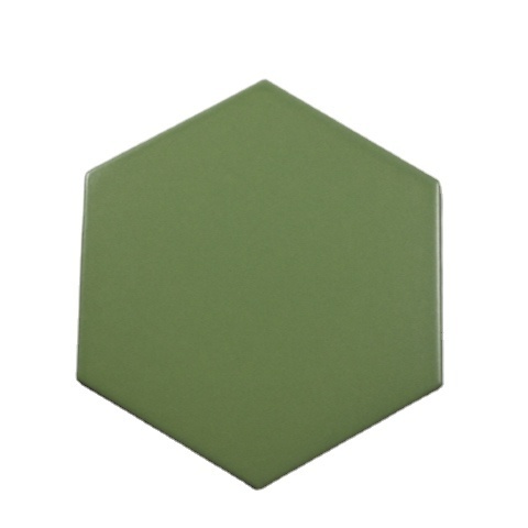 Green Hexagonal Wall or Floor Tile 200*230*115mm from Foshan