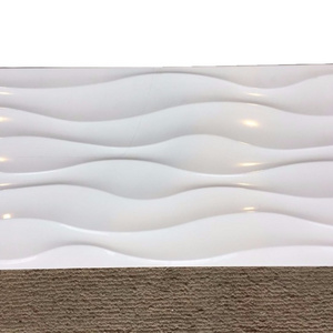 12x24 Glazed Wave Surface Interior Wall Tile Glossy Plastic Subway Tile for Kitchen Backsplash and Living Rooms Foshan Factory