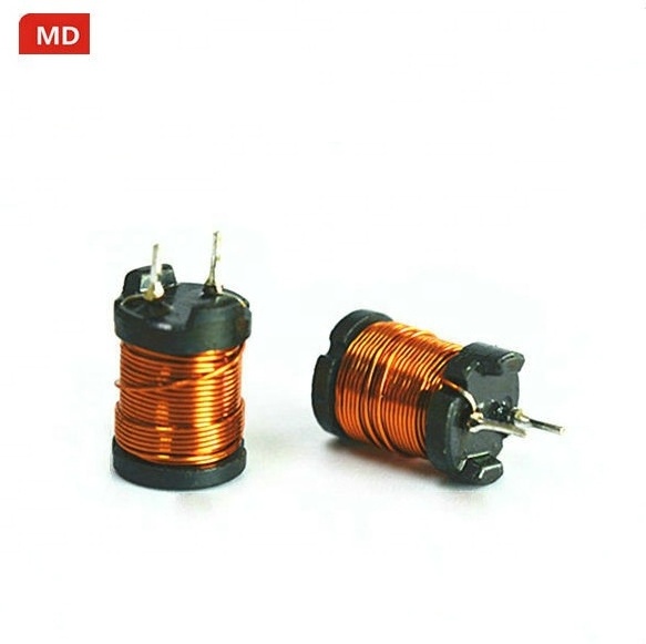 Mingda Customized Magnetic Coil Ferrite Drum Core Inductor Radial Leaded Power Inductors for Led