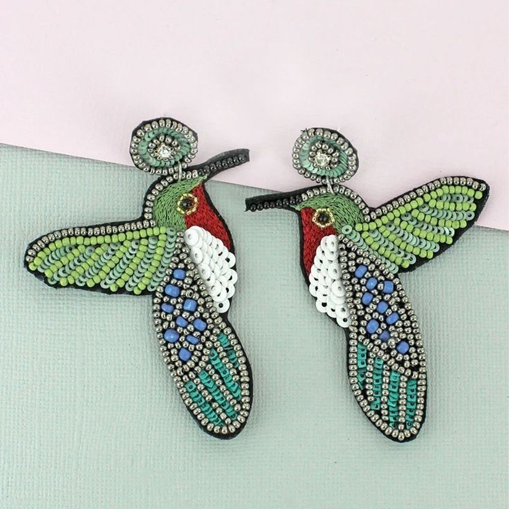 2022 High fashion wholesale hand made embroidery Seed Bead fashion Multi Color Earrings mdhandicraft for Women earrings