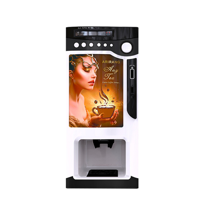 Automatic Coffee Dispenser Vending Commercial instant Coffee Vending Machine with coin payment system vending coffee machine