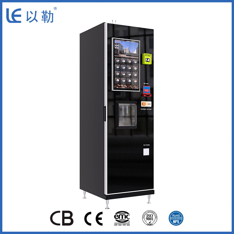 Vending Machine New Smart Self-Service Freshly Ground Hot Coffee Vending Machine with Ice Maker