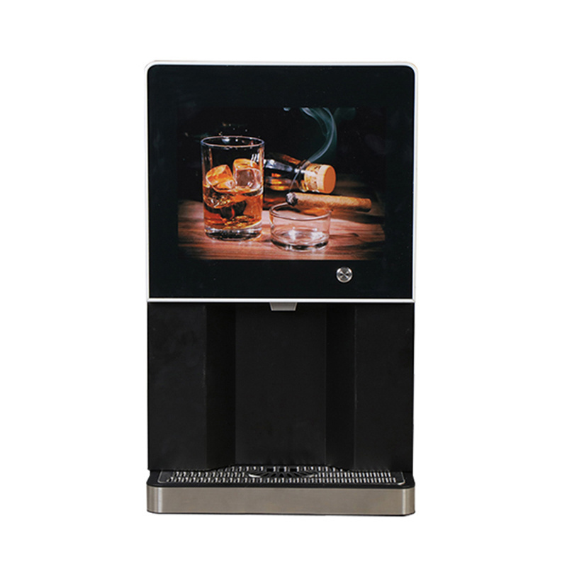 Commercial self service ice vending machine ice cube maker with water dispenser ice cube maker