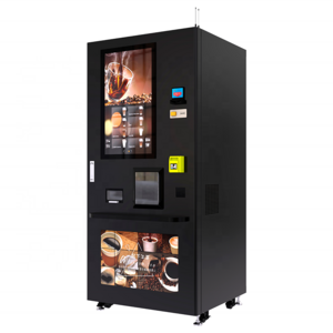 commercial fresh ice coffee machine vending machine with ice maker