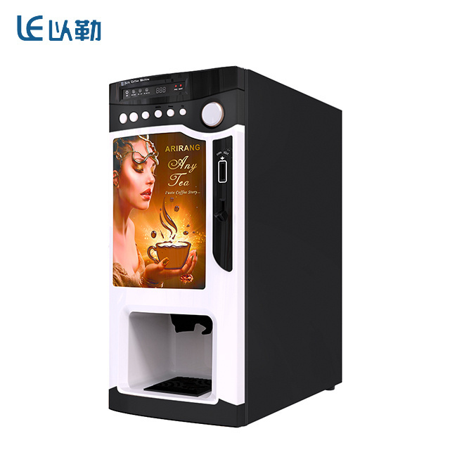 White Color portable Coffee Vending Machine LE303V Made in China