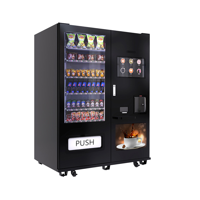 LE209C vending machine snacks and drinks smart touch screen combo vending machine coffee vending machine commercial