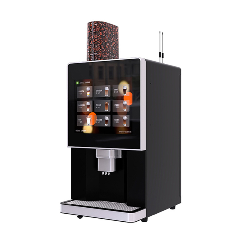 Commercial Automatic Smart Remotely Control  Fully 12-Kinds-Hot- Drinks  Fresh Grind Coffee Vending Machine for Sale