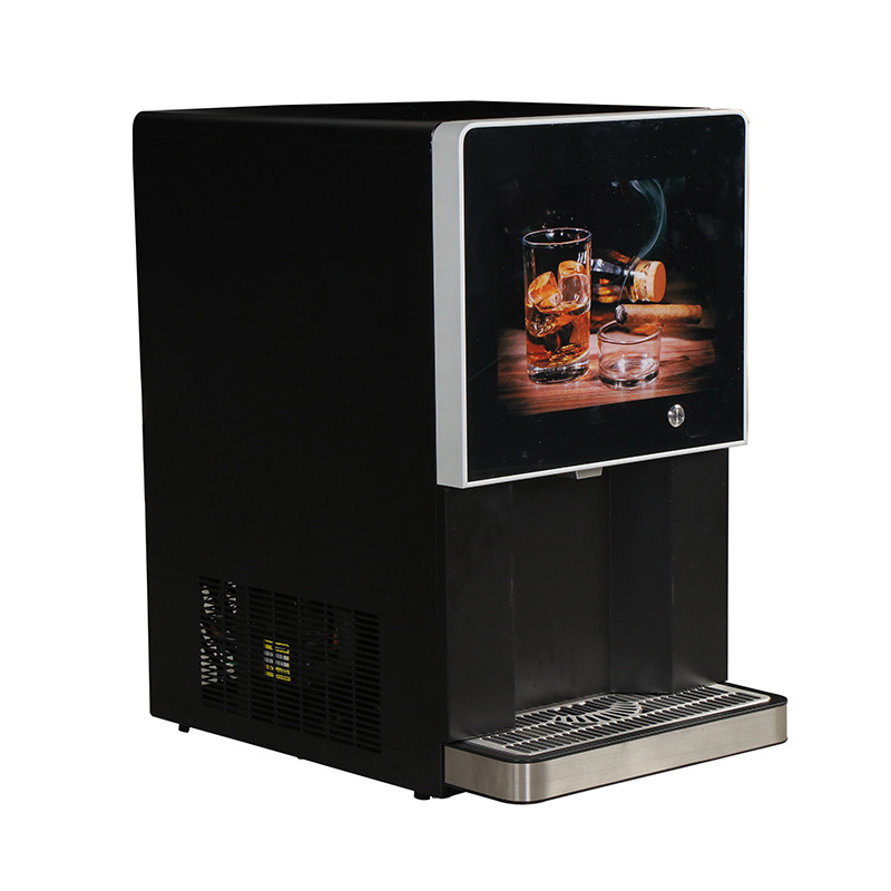 Commercial self service ice vending machine ice cube maker with water dispenser ice cube maker